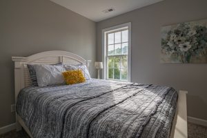 White and Gray Bed Linen